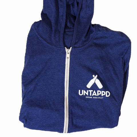 Untappd Logo Lightweight Zip-up Hoodie